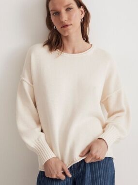 Madewell Conway Pullover | Cotton Rollneck Sweater